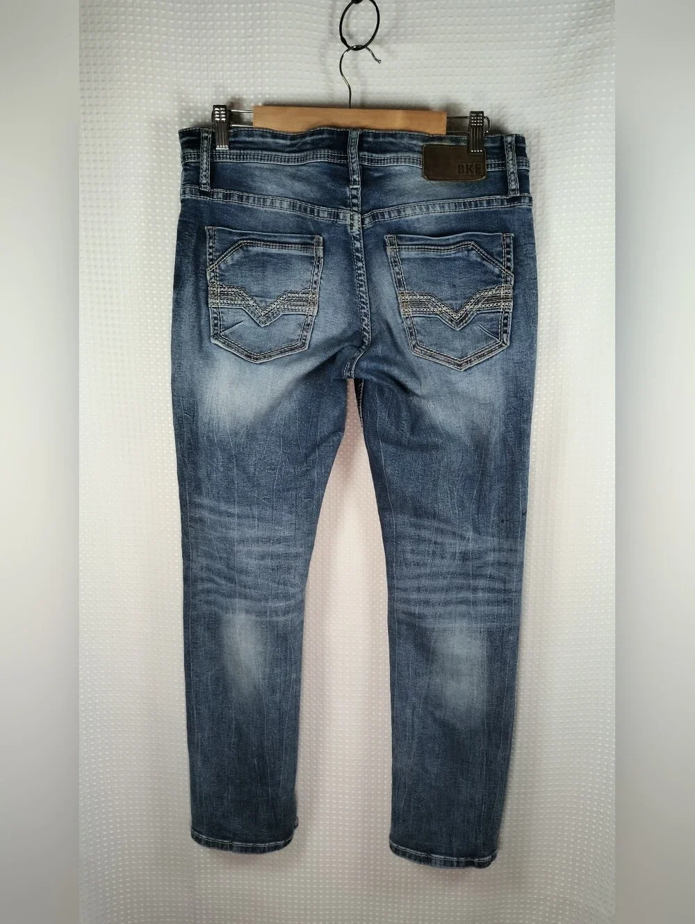 BKE Denim Men's Carter Straight Leg Jeans Grunge size 32 Short